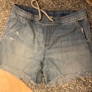 AERIE Jean Shorts Medium Elastic band